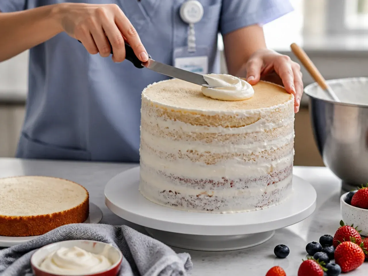 nurse graduation cake ideas recipe step 7