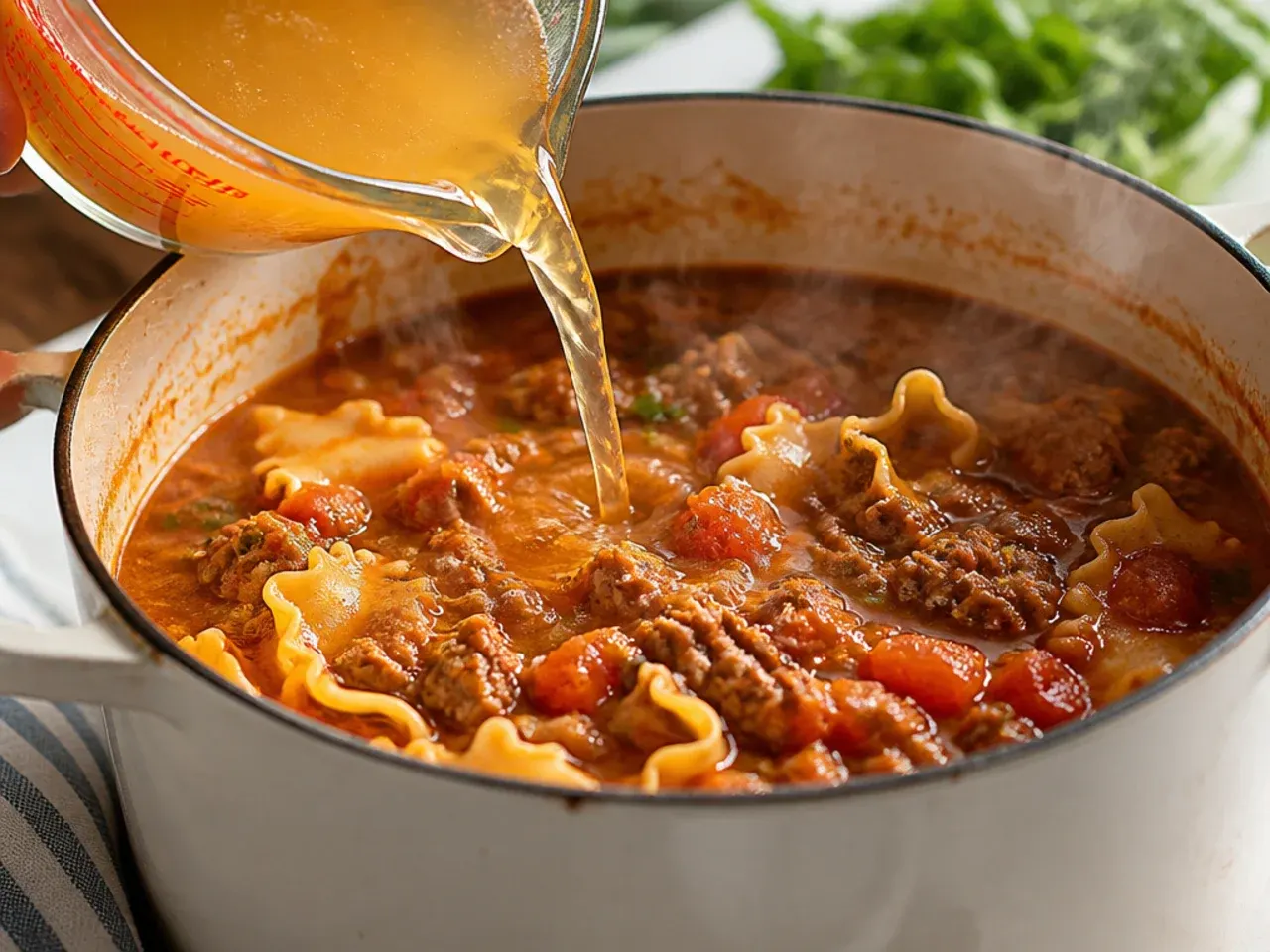one pot lasagna soup recipe step 4
