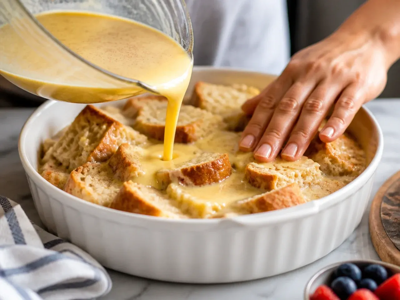 overnight french toast casserole recipe step 3