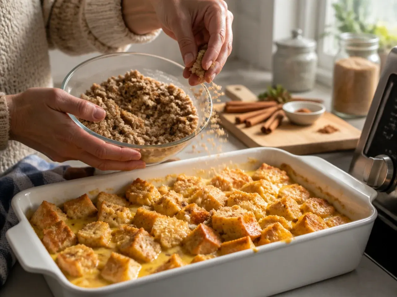 overnight french toast casserole recipe step 5