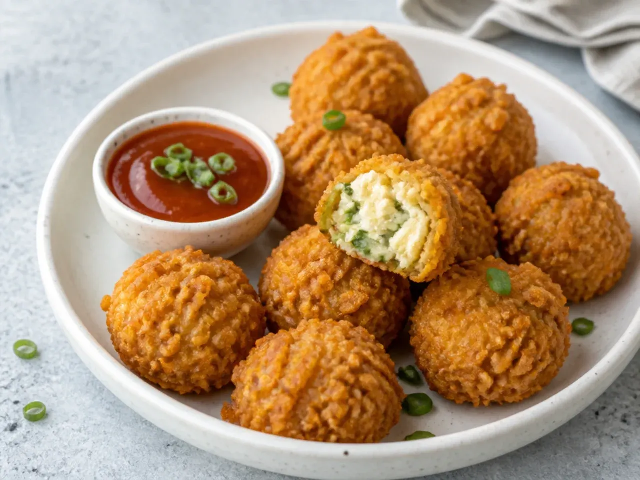 Crispy kurkure paneer momos with a golden cornflake coating