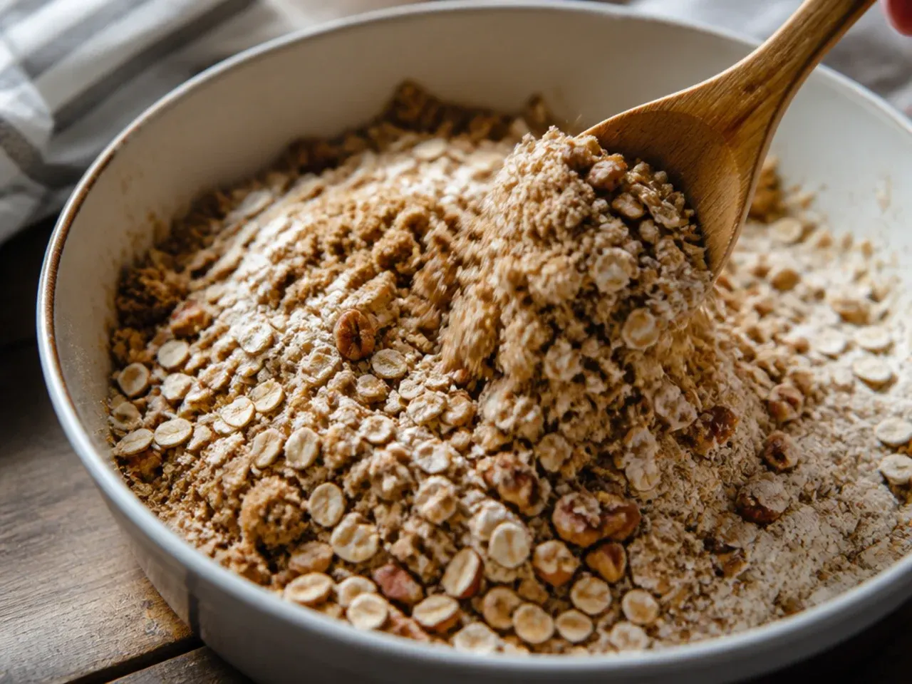 peach cobbler crisp recipe step 6