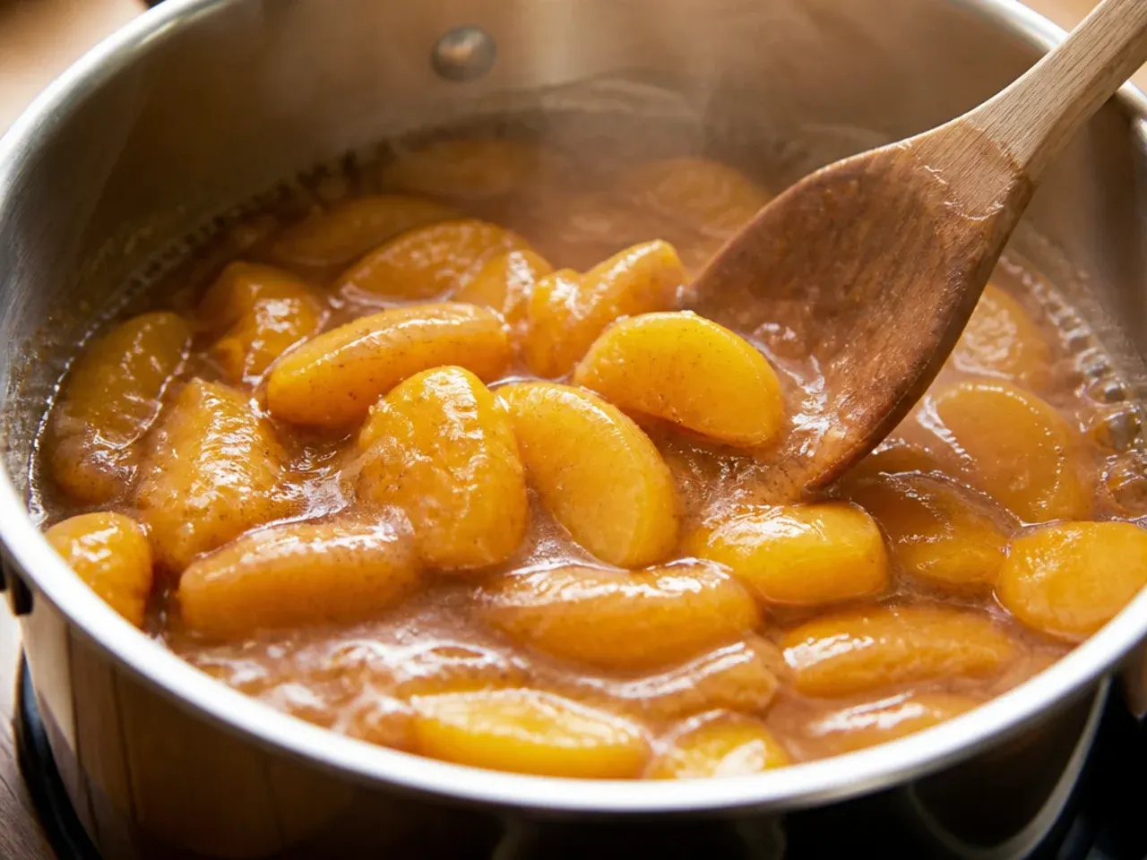 peach cobbler crisp recipe step 15