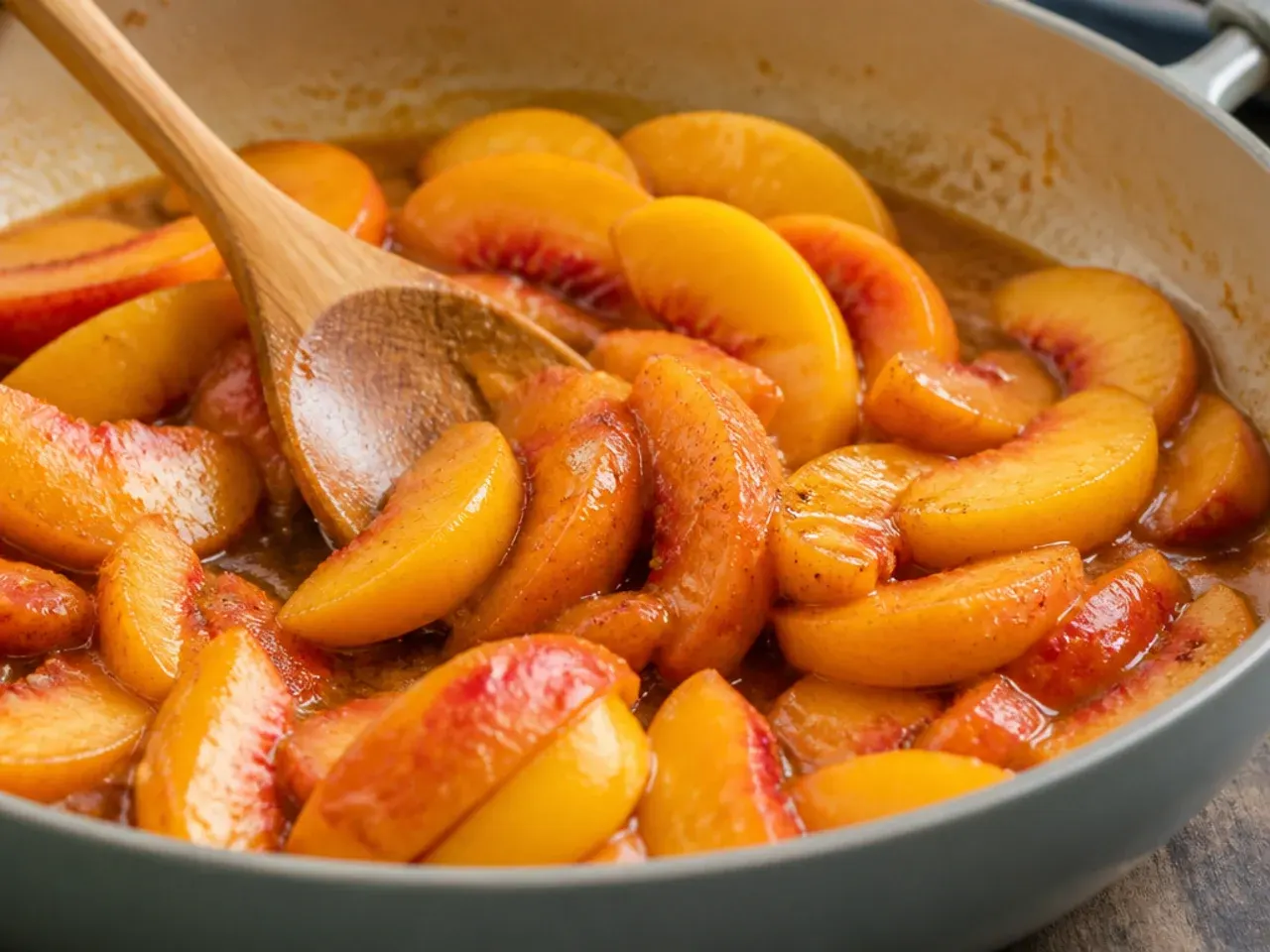 peach crisp recipe with fresh peaches recipe step 2