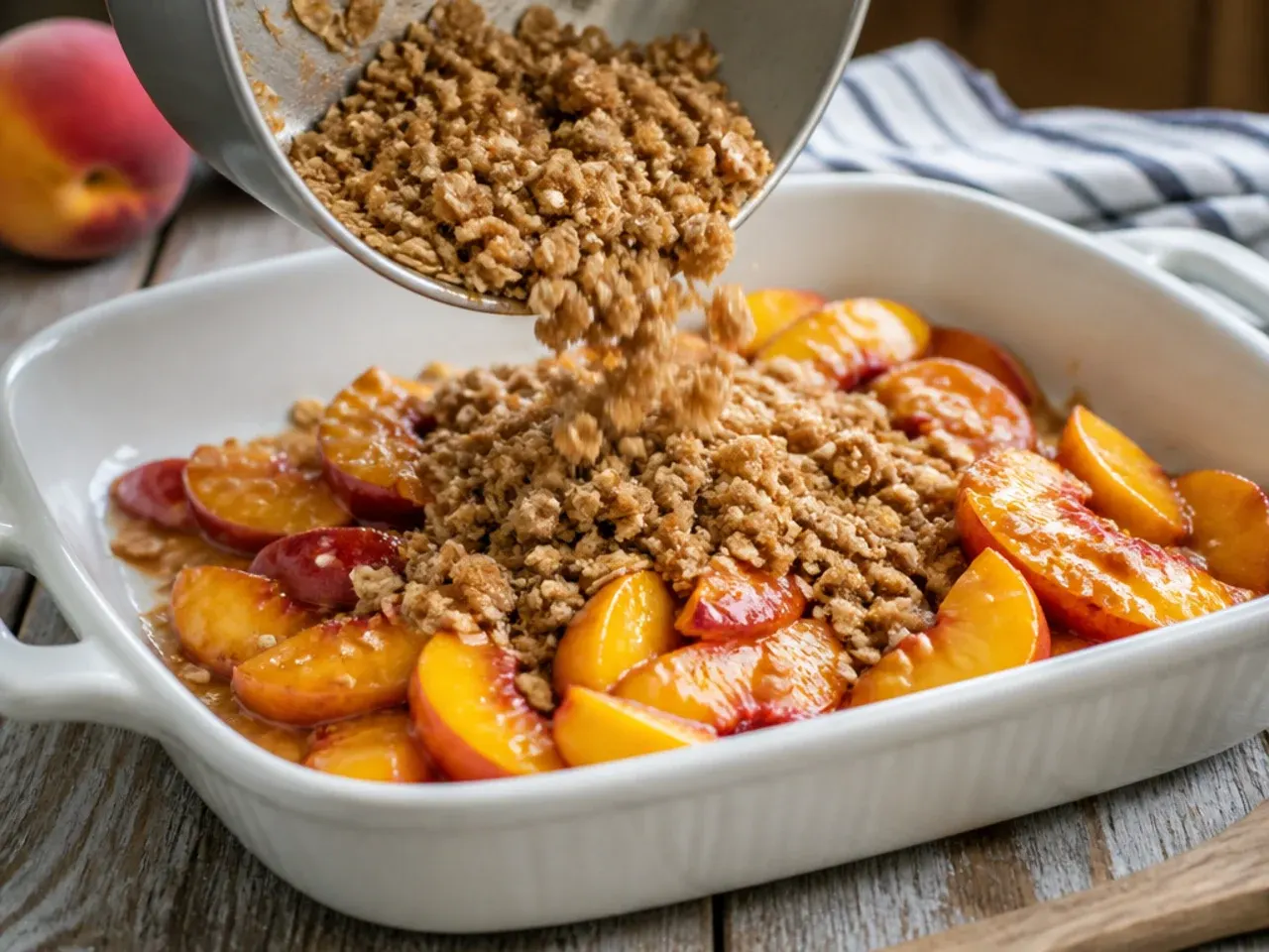 peach crisp recipe recipe step 3
