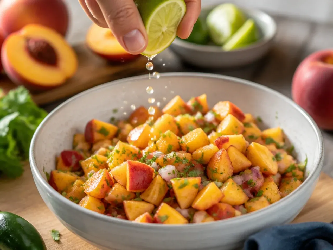 peach salsa recipe recipe step 5