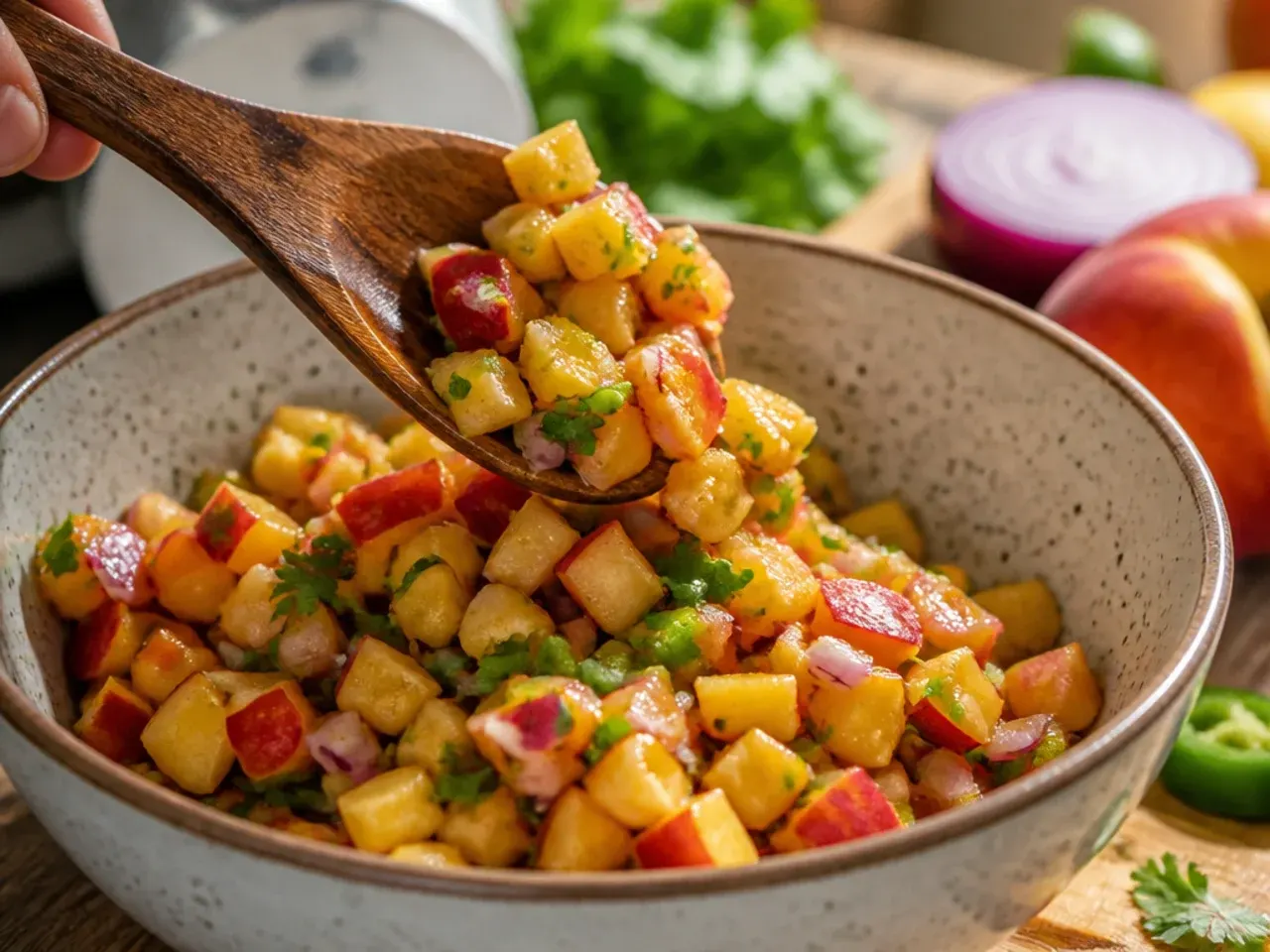 peach salsa recipe recipe step 6