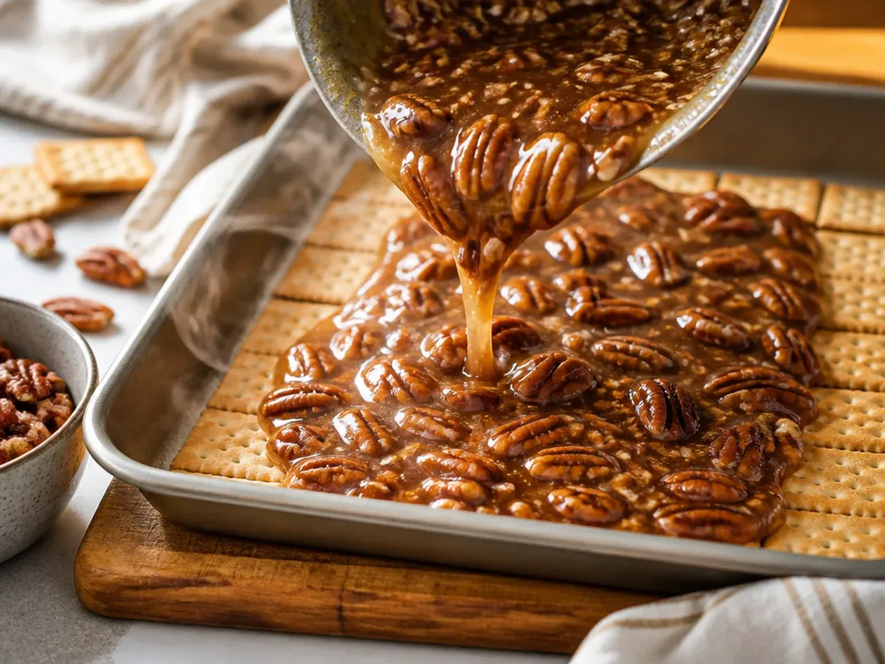 pecan pie bark recipe recipe step 1