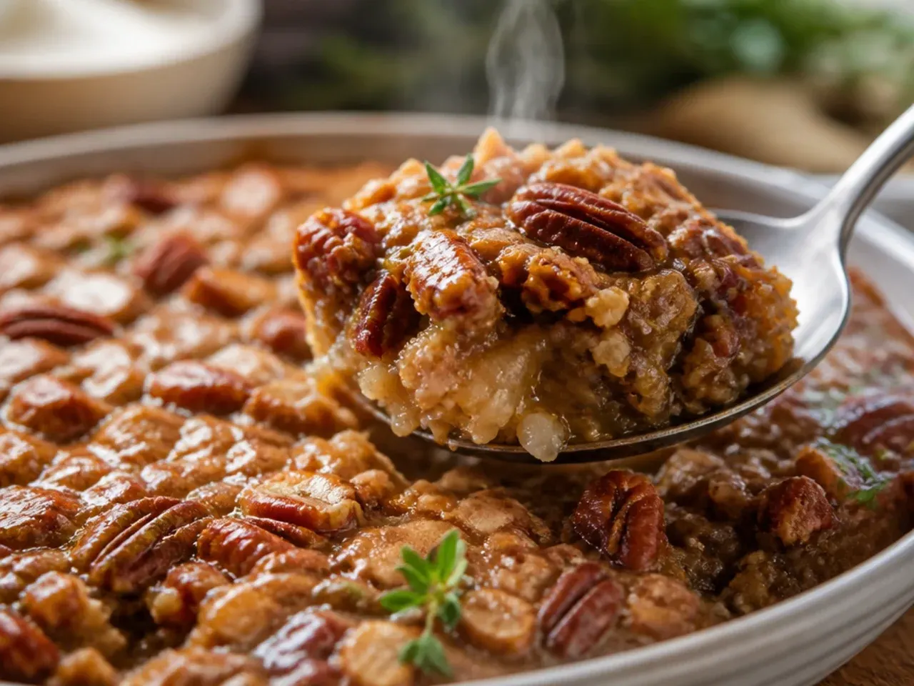Rustic pecan bark made with a buttery cracker base