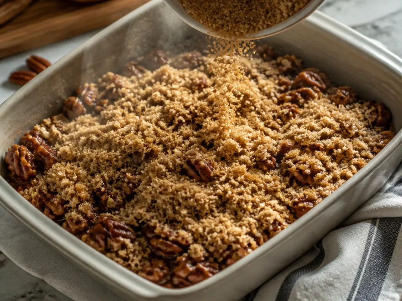 pecan pie cobbler recipe recipe step 5