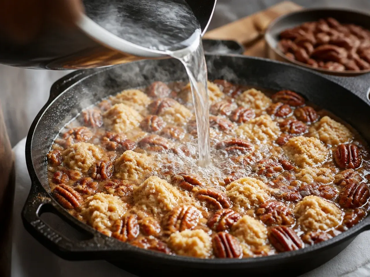 pecan pie cobbler recipe recipe step 6