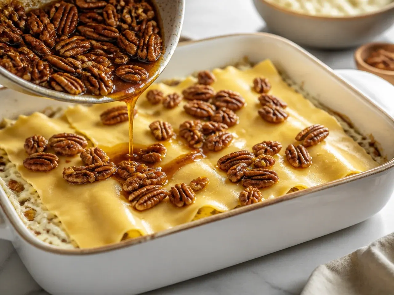 pecan pie lasagna recipe recipe step 3
