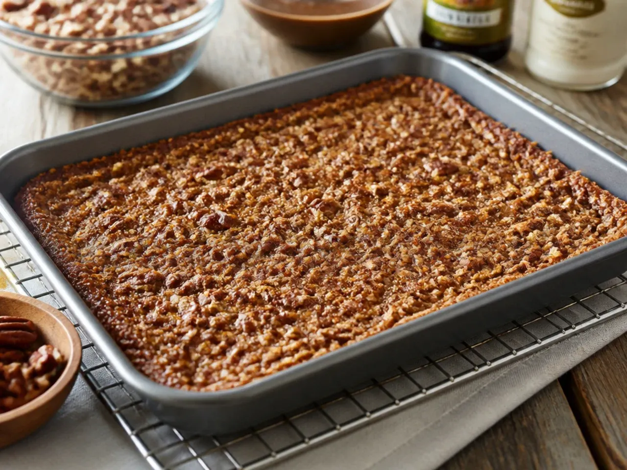 pecan pie lasagna recipe recipe step 7