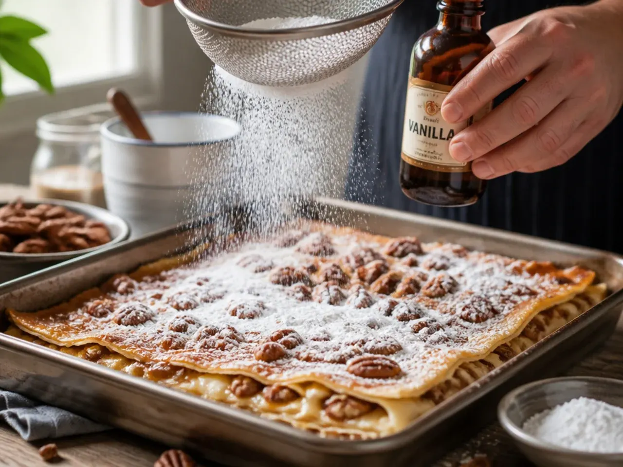 pecan pie lasagna recipe recipe step 9
