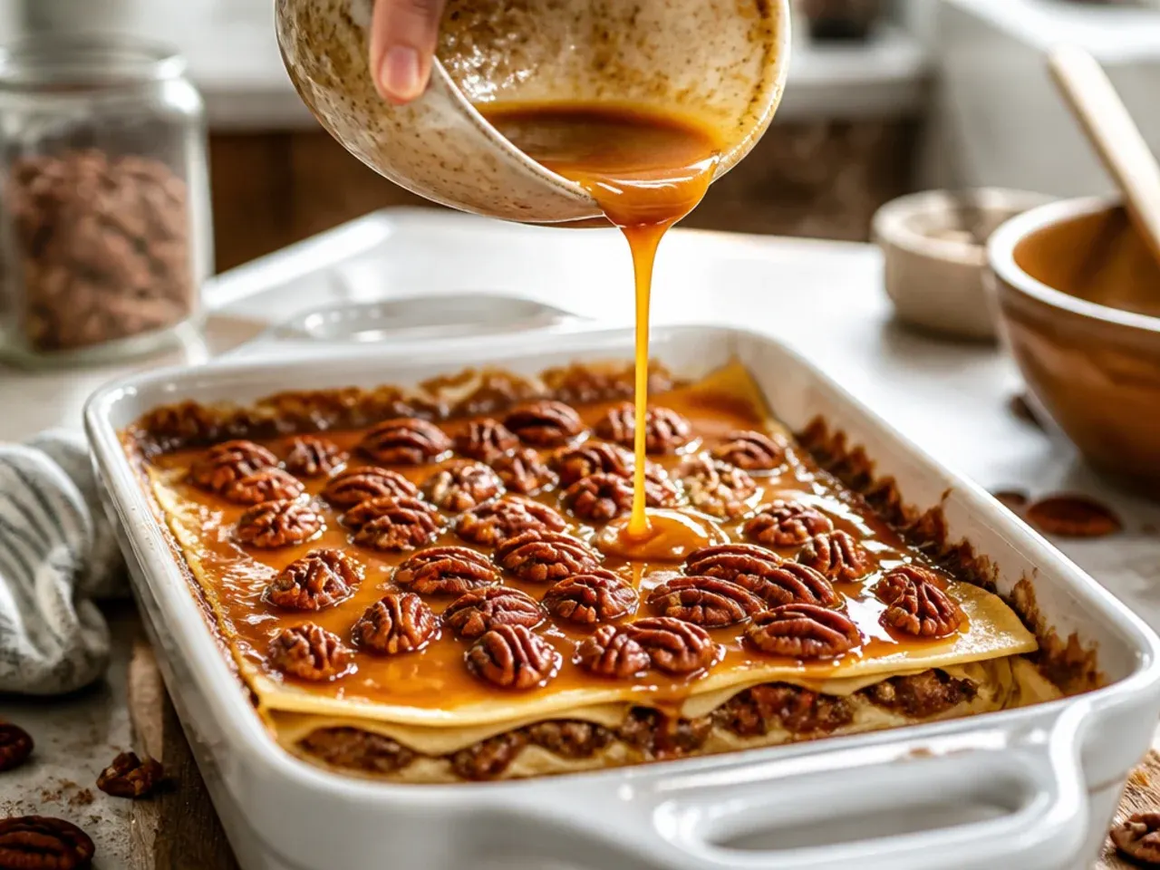 pecan pie lasagna recipe recipe step 24