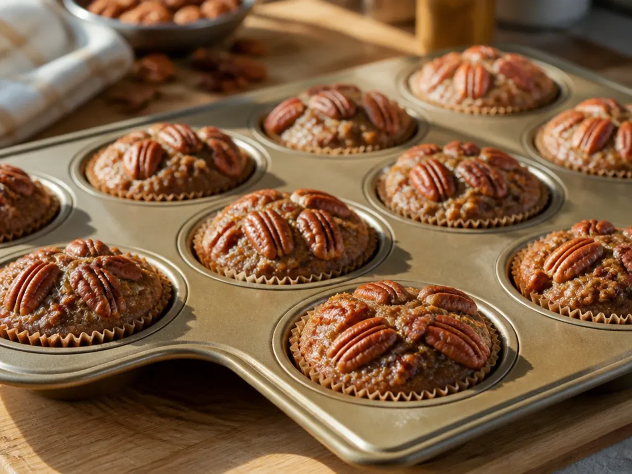 pecan pie muffins recipe recipe step 6
