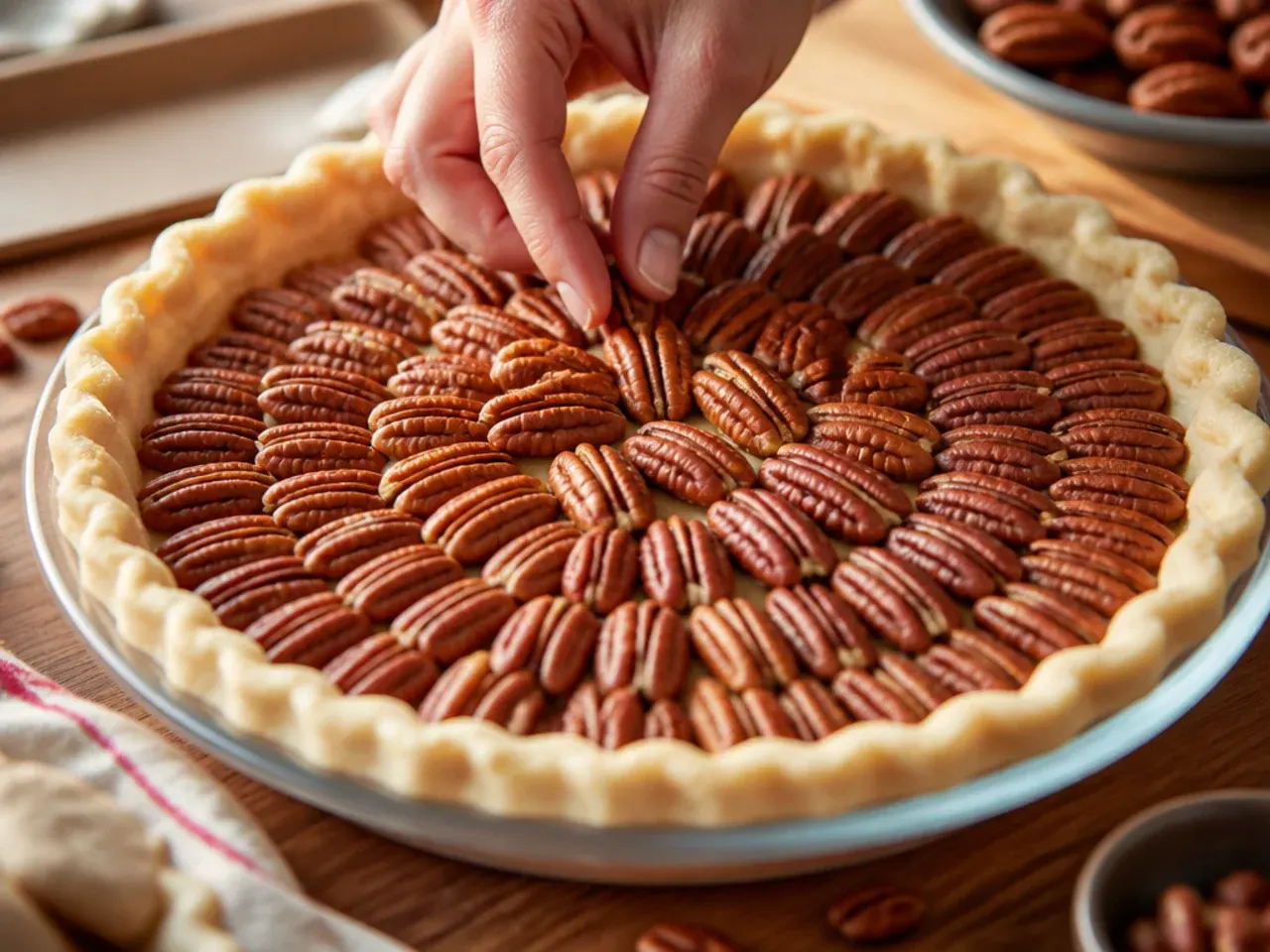 pecan pie recipe recipe step 4