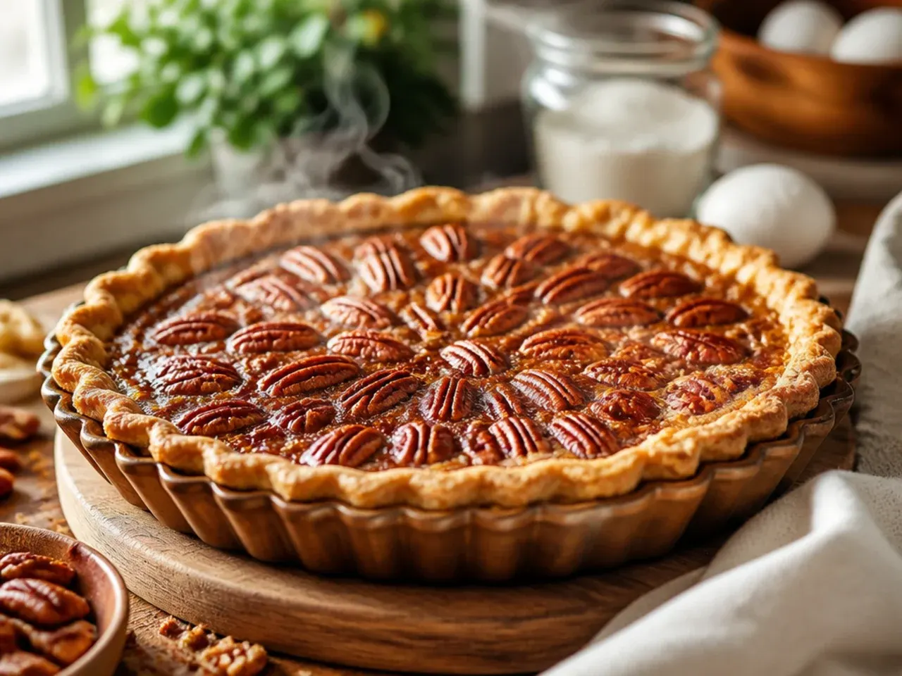pecan pie recipe recipe step 7