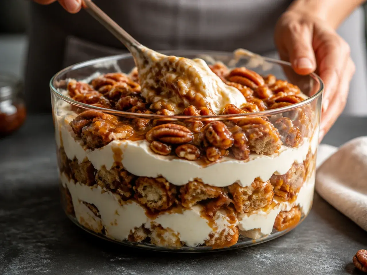 pecan pie trifle recipe recipe step 13