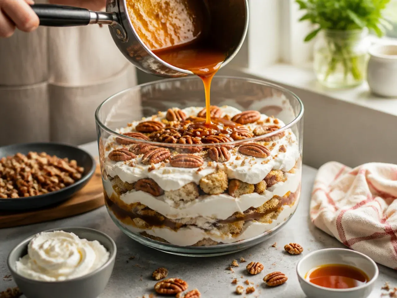 pecan pie trifle recipe recipe step 15