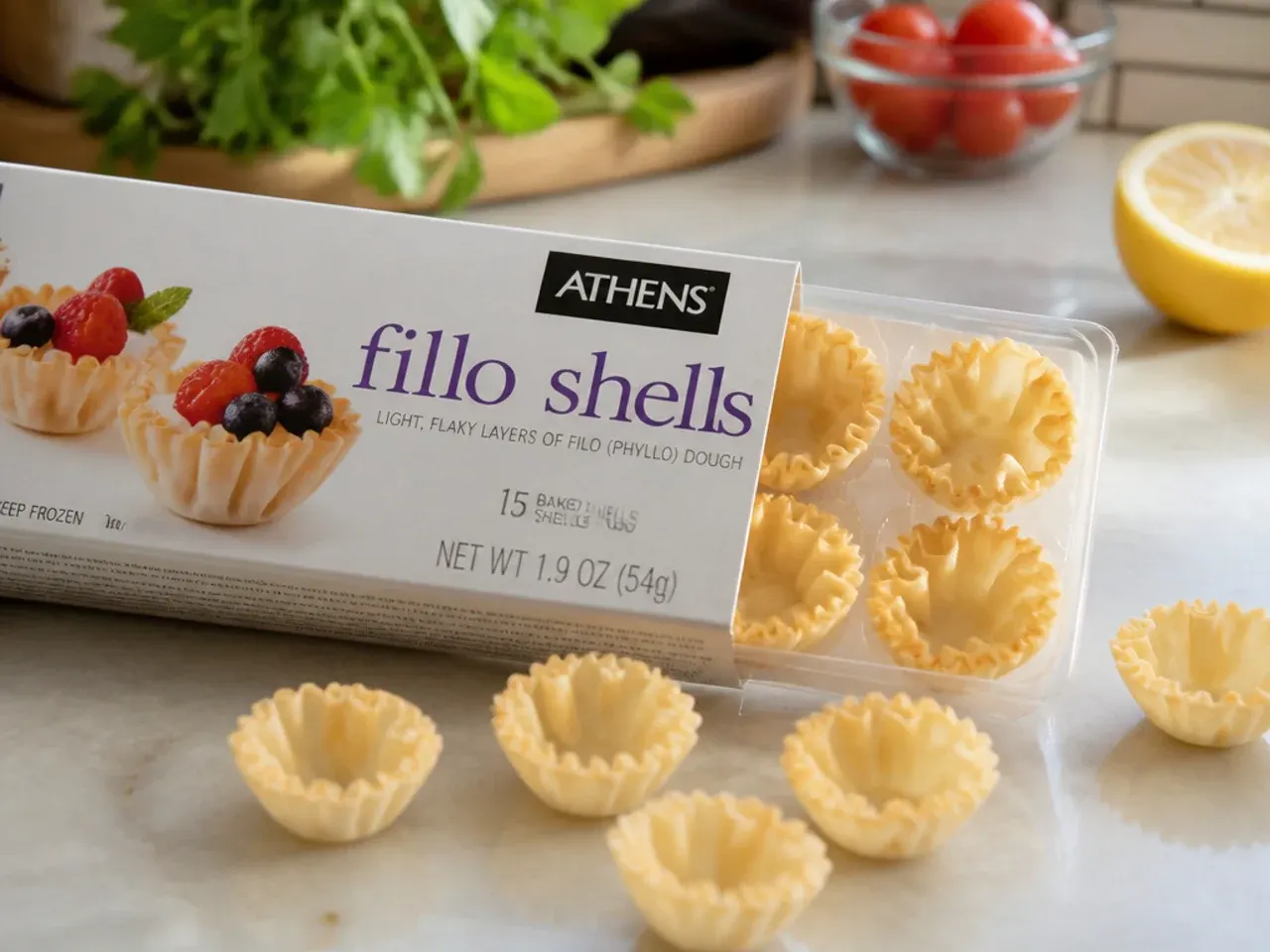 phyllo cup appetizers cold recipe step 1