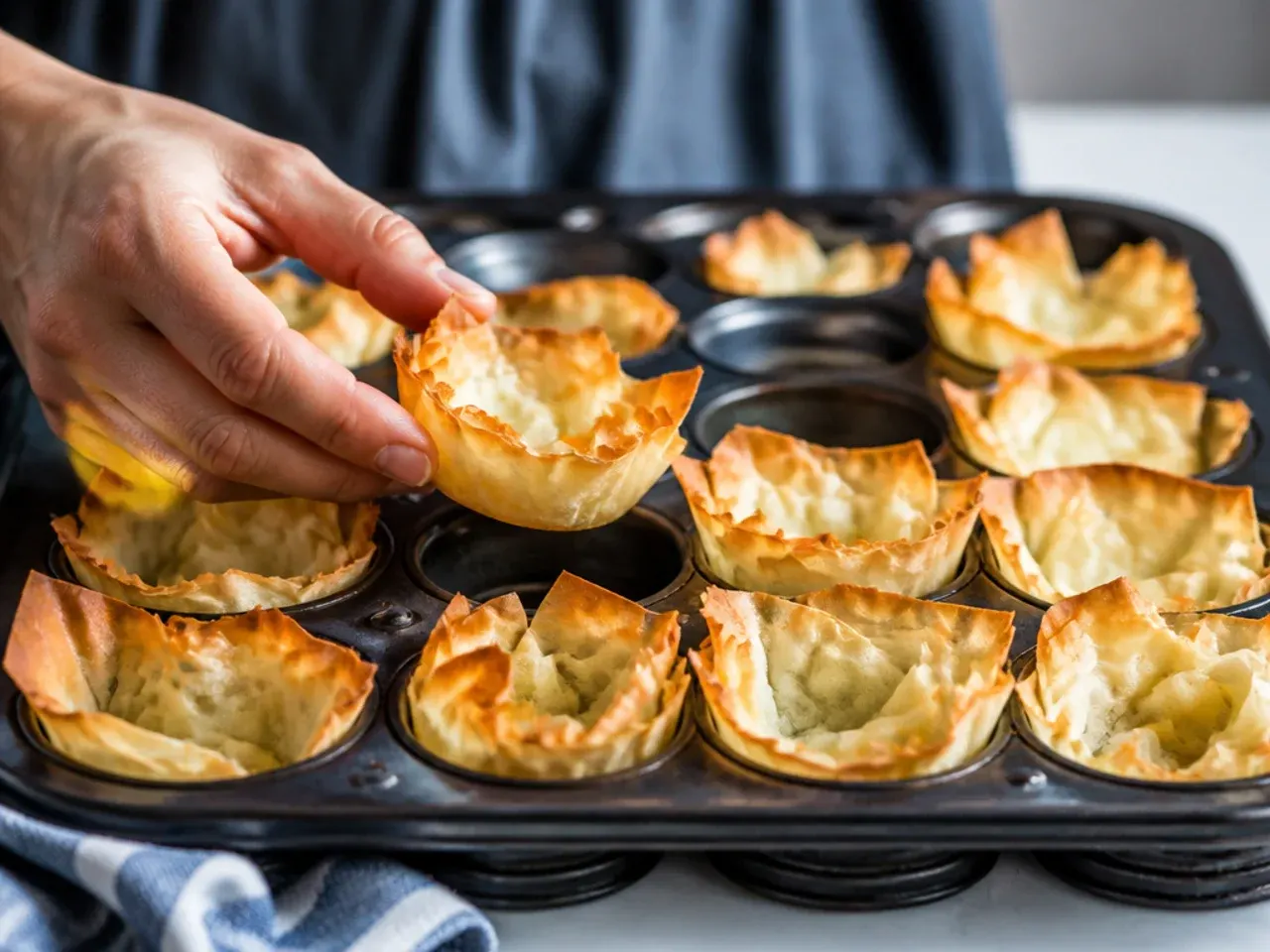 phyllo cup appetizers cold recipe step 3