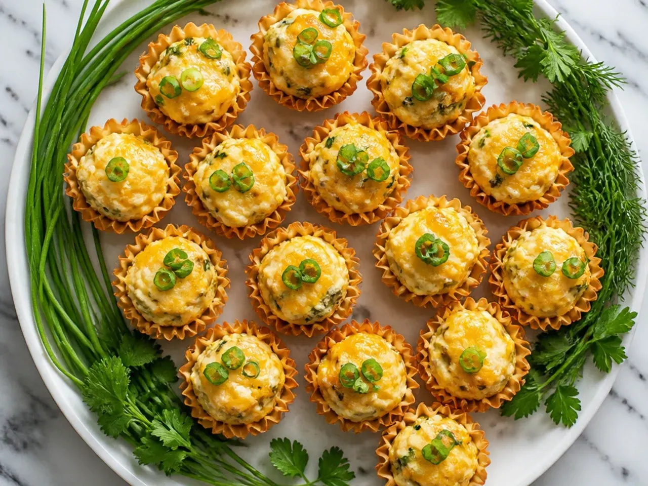 Piping bag filling mini phyllo cups with sweetened cream cheese mixture