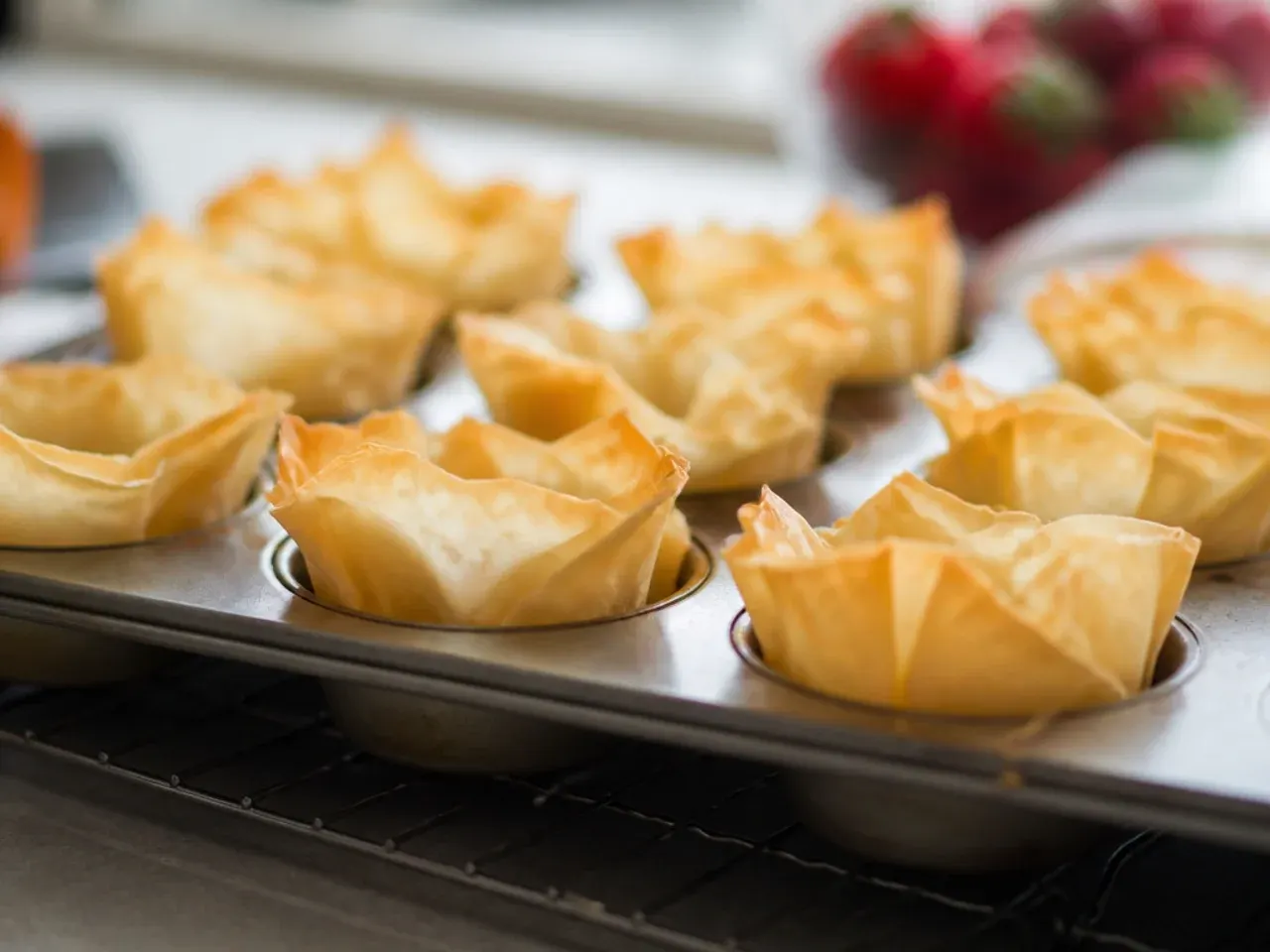 phyllo cup appetizers desserts recipe step 1