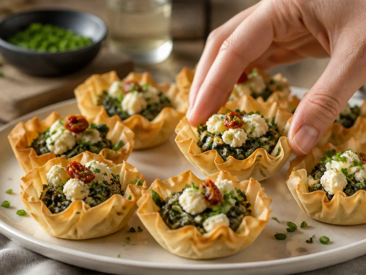 phyllo cup appetizers easy recipe step 7