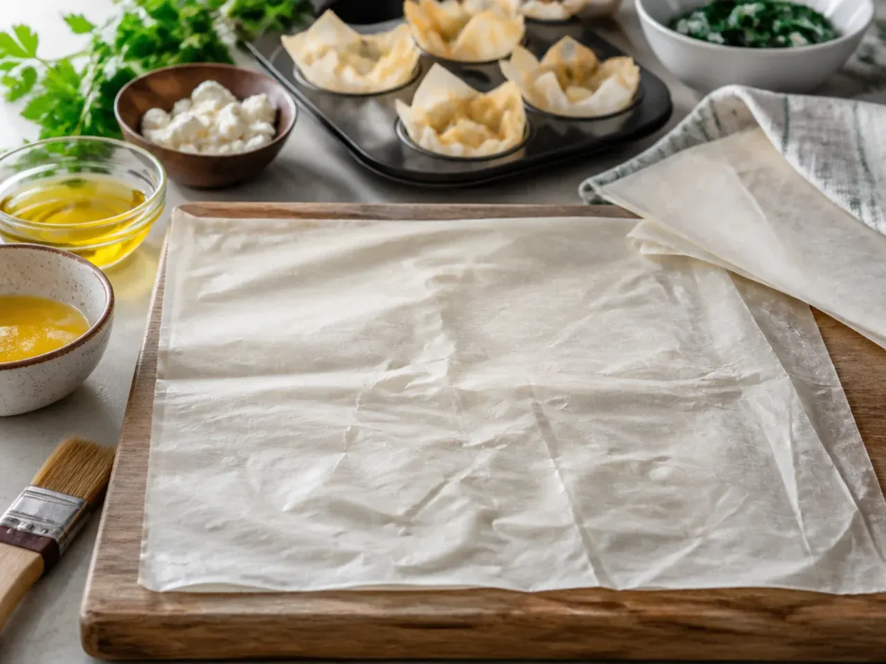 phyllo cup appetizers savory recipe step 4
