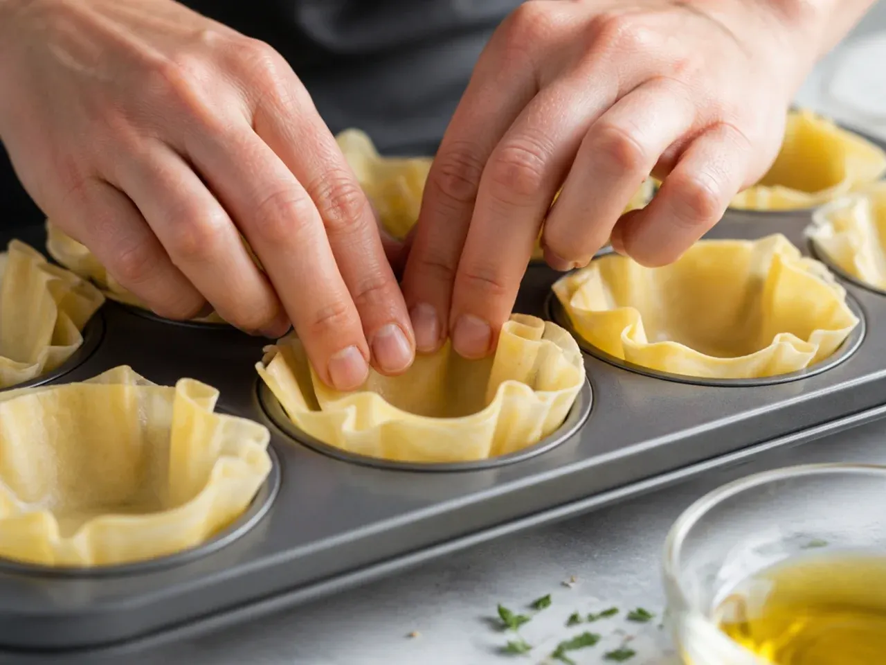 phyllo cup appetizers savory recipe step 8