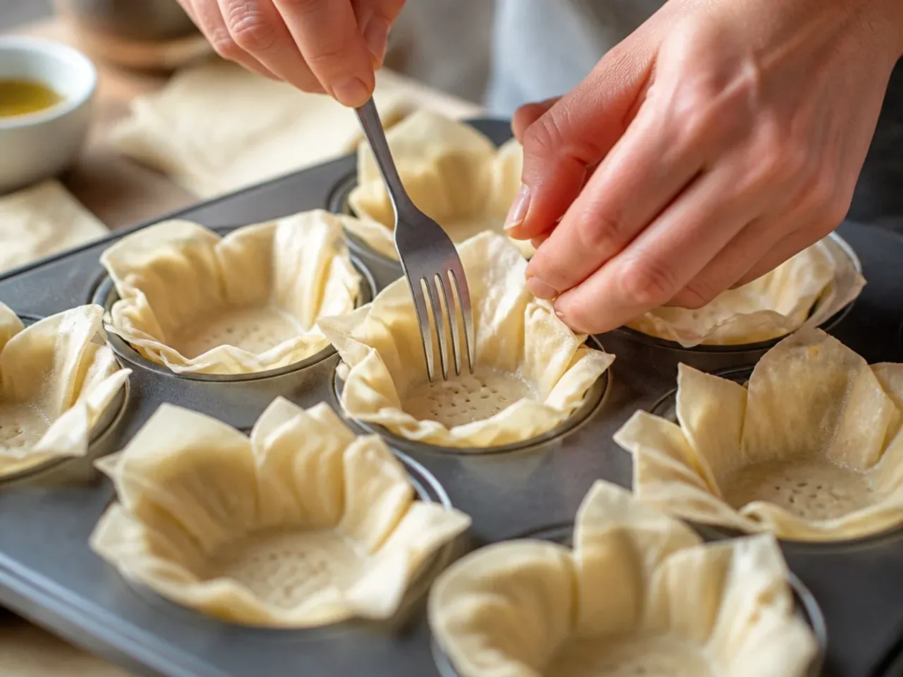 phyllo cup appetizers savory recipe step 9