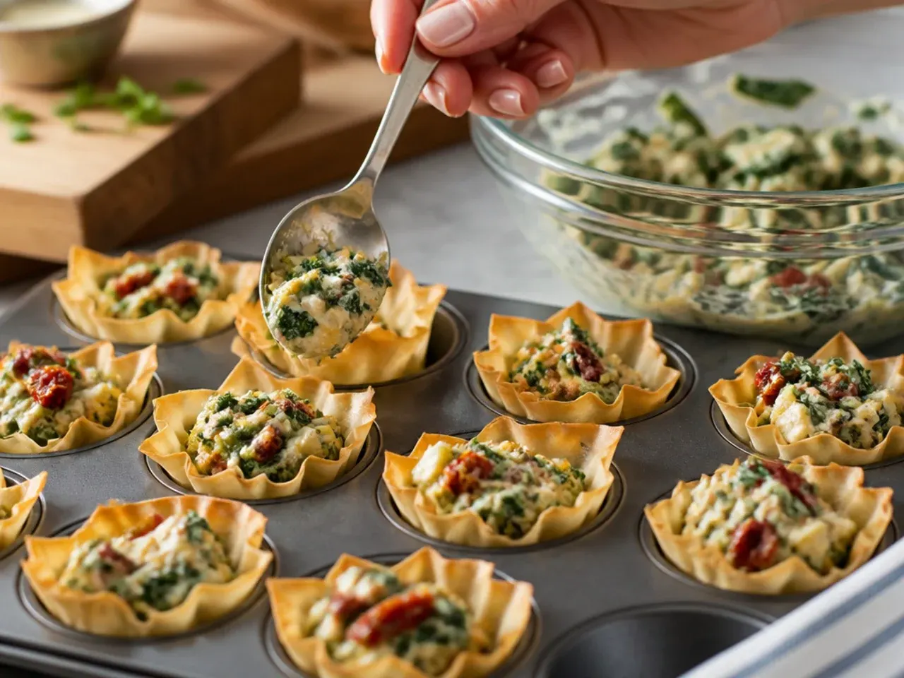 phyllo cup appetizers recipe step 5