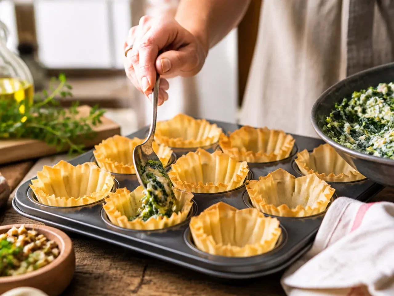 phyllo cup appetizers recipe step 6