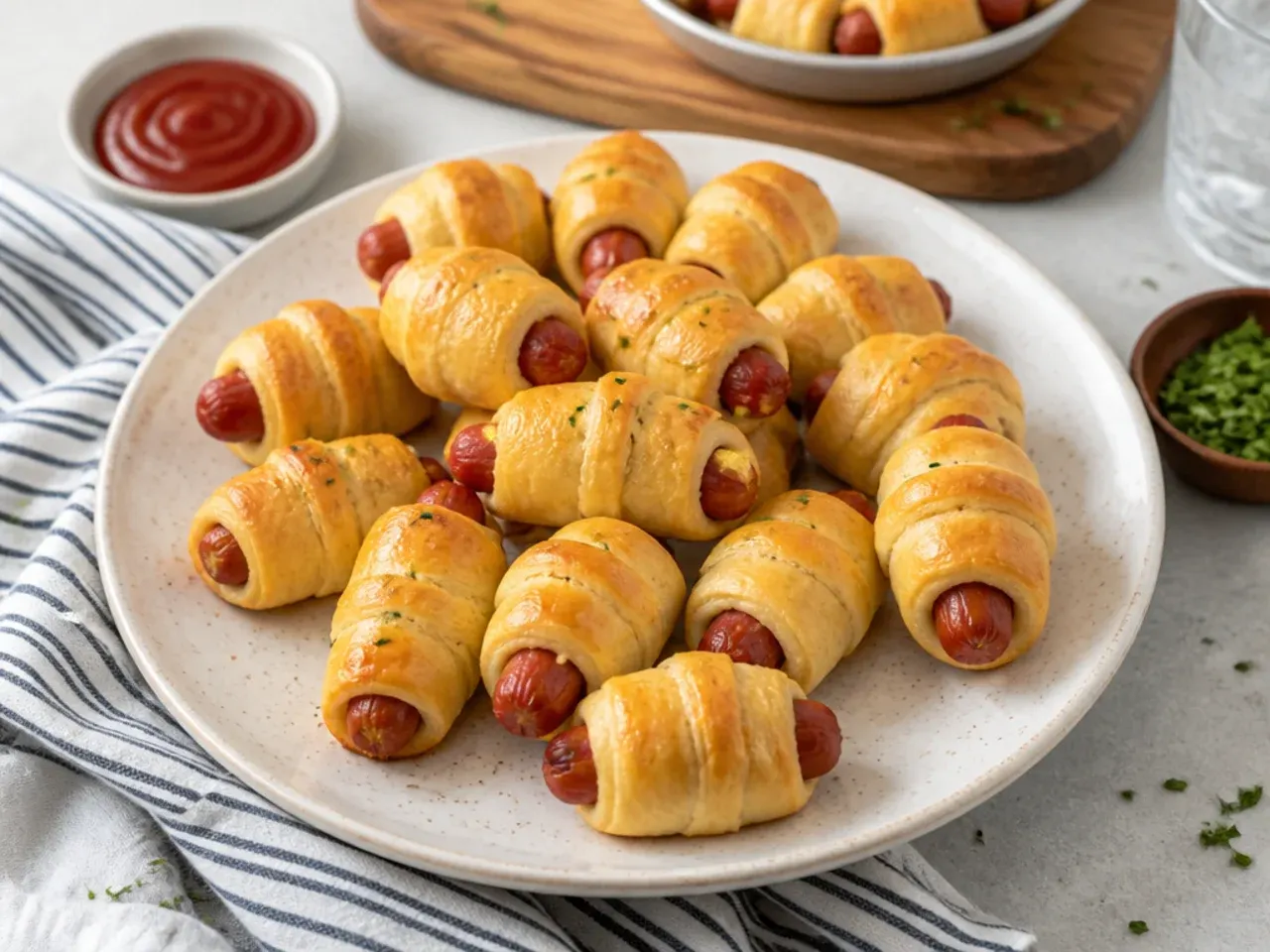 pigs in a blanket ideas — step 7: rest briefly and serve warm