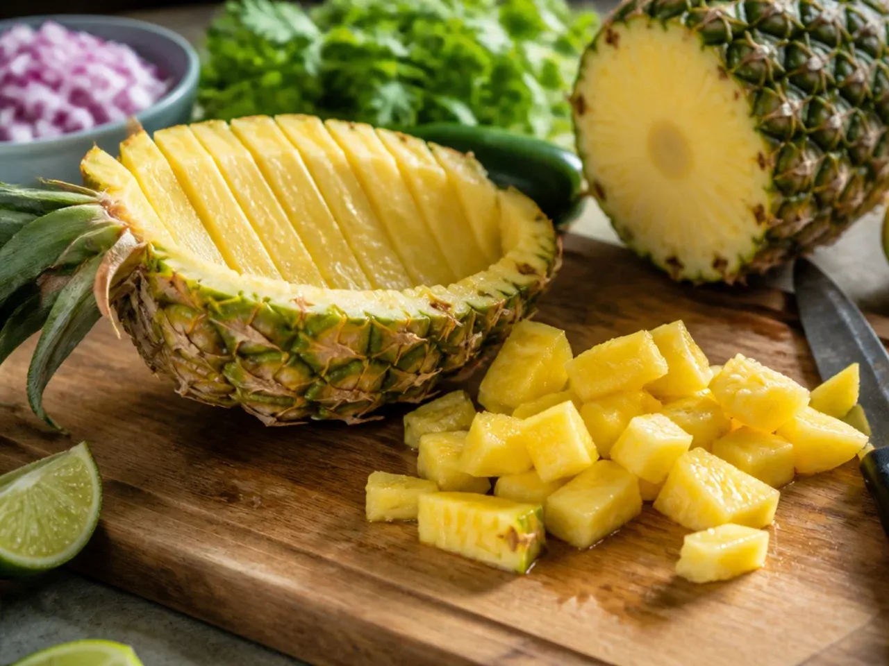 pineapple salsa recipe recipe step 1