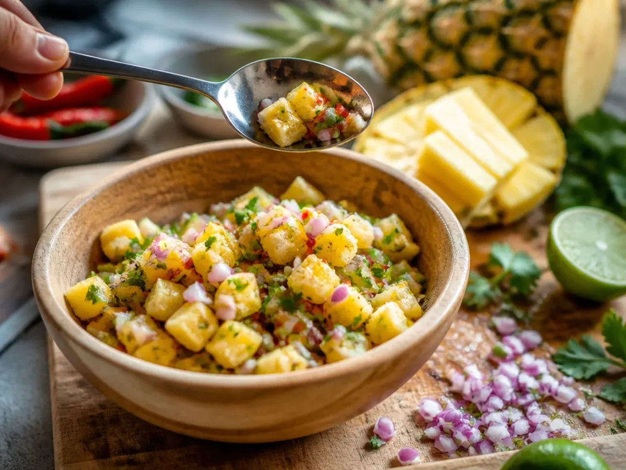 pineapple salsa recipe recipe step 7