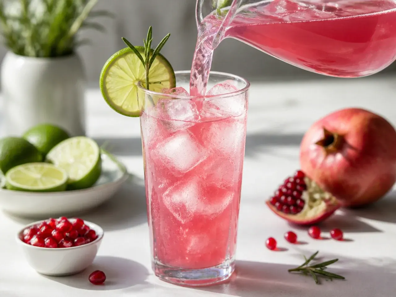 pink drinks non alcoholic recipe step 4
