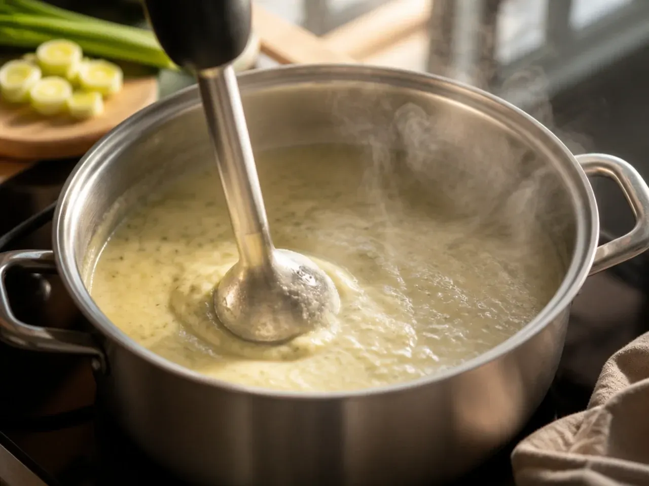potato leek soup recipe step 5