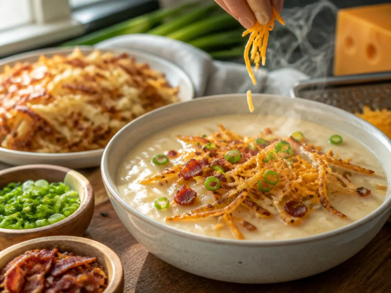 potato soup with hashbrowns recipe step 7