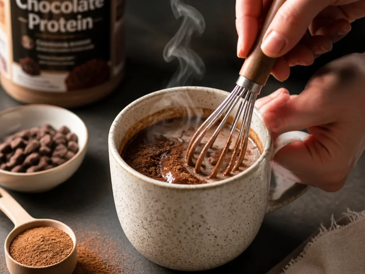 protein hot chocolate recipes recipe step 4