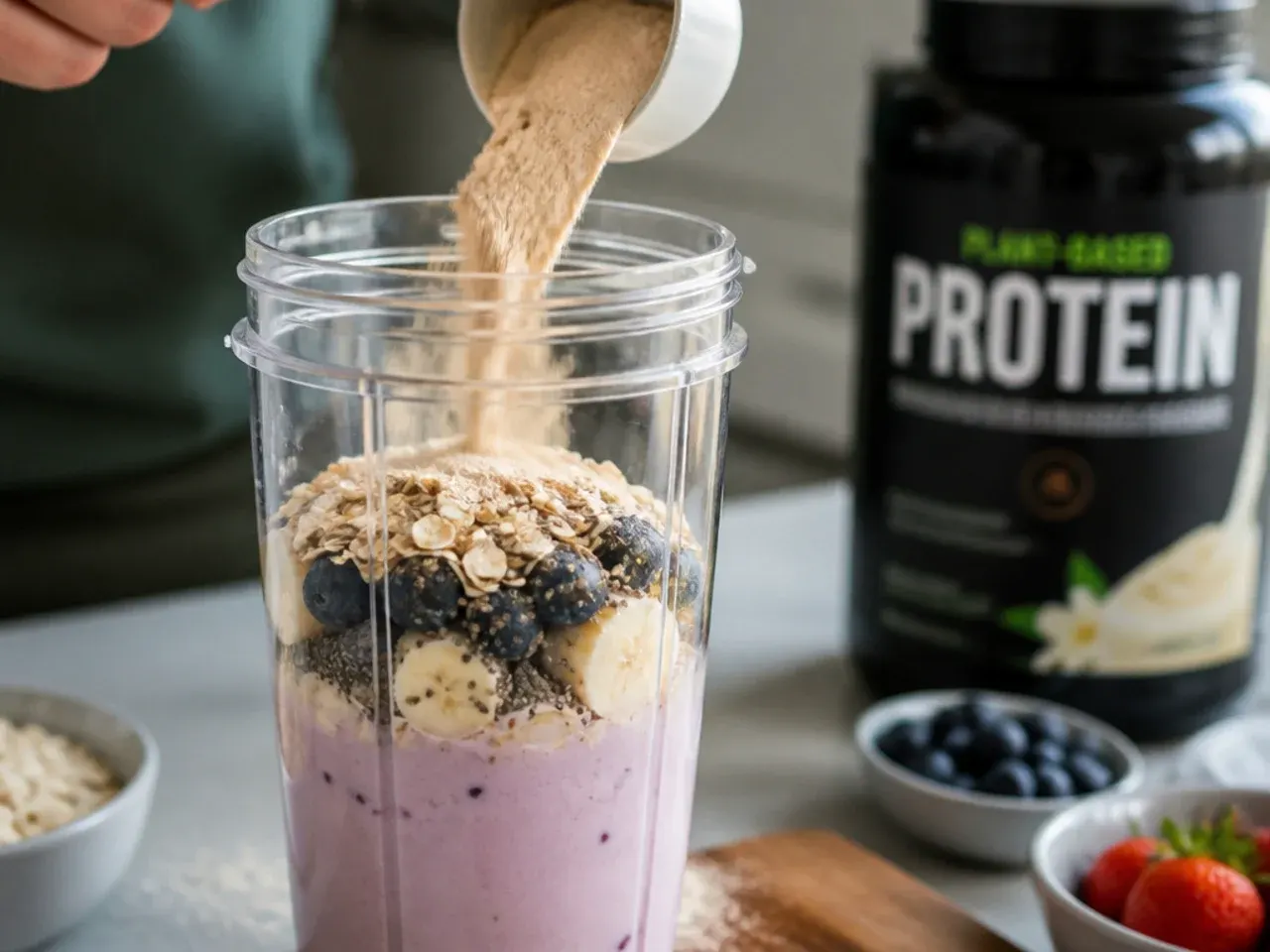 protein smoothie recipes healthy recipe step 6