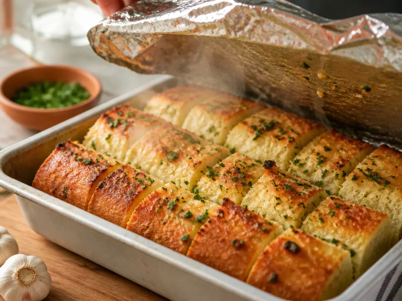 pull apart garlic bread recipe step 6