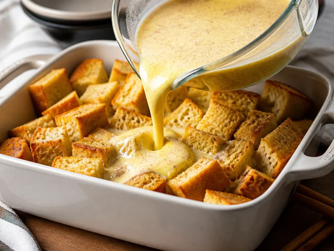 pumpkin french toast casserole recipe step 3