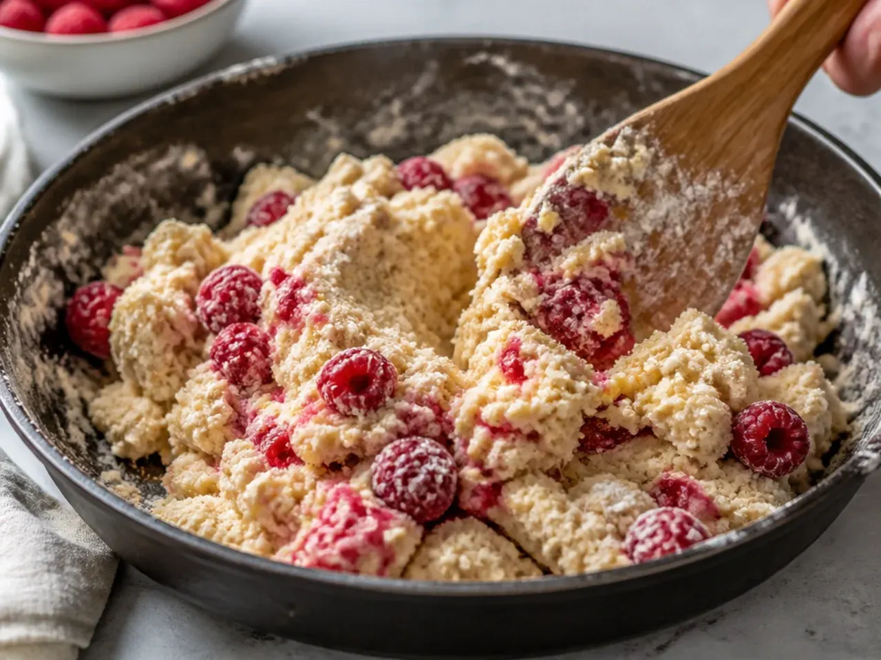 raspberry scones recipe step 4