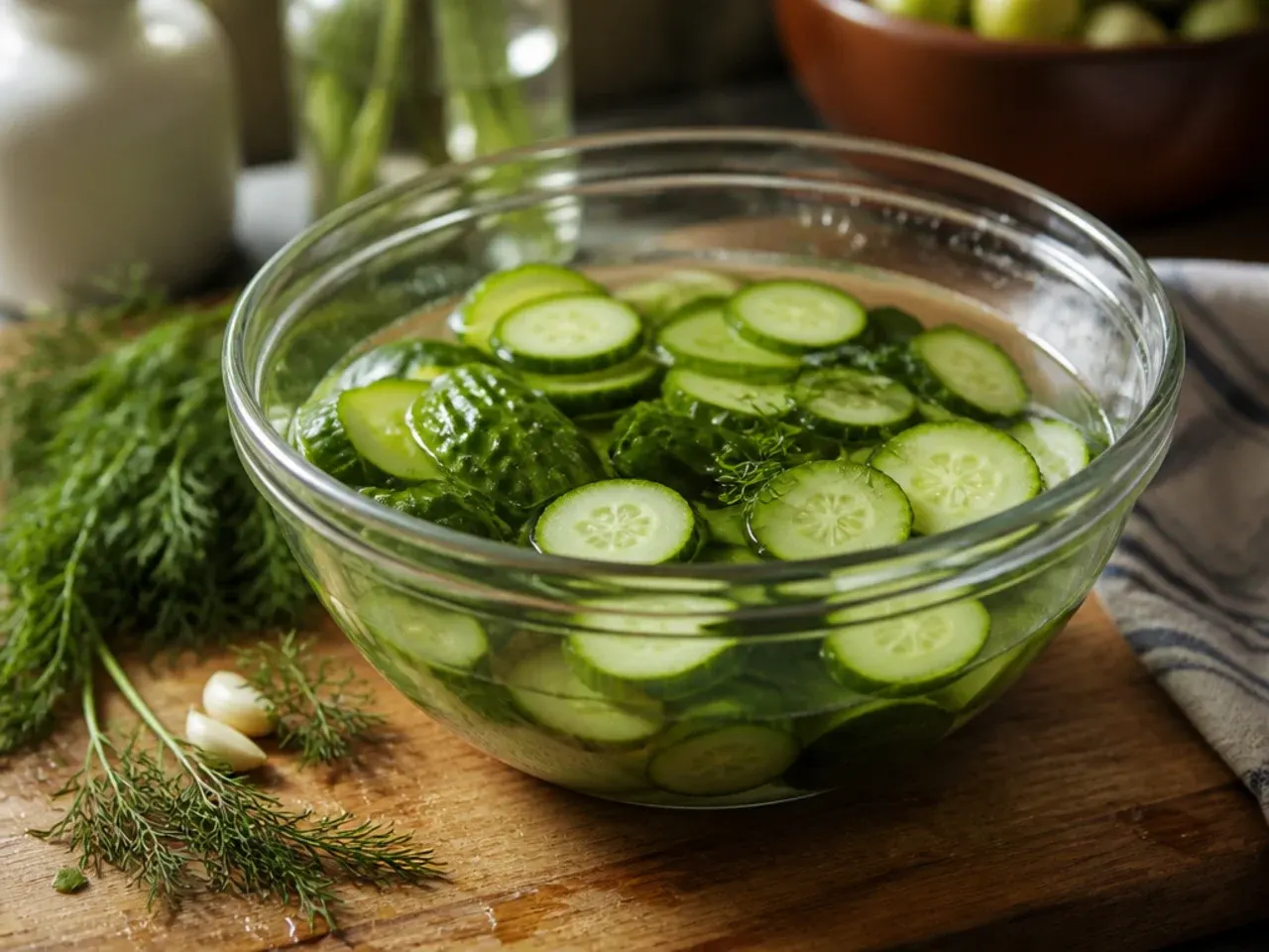 refrigerator dill pickles crunchy recipe step 1