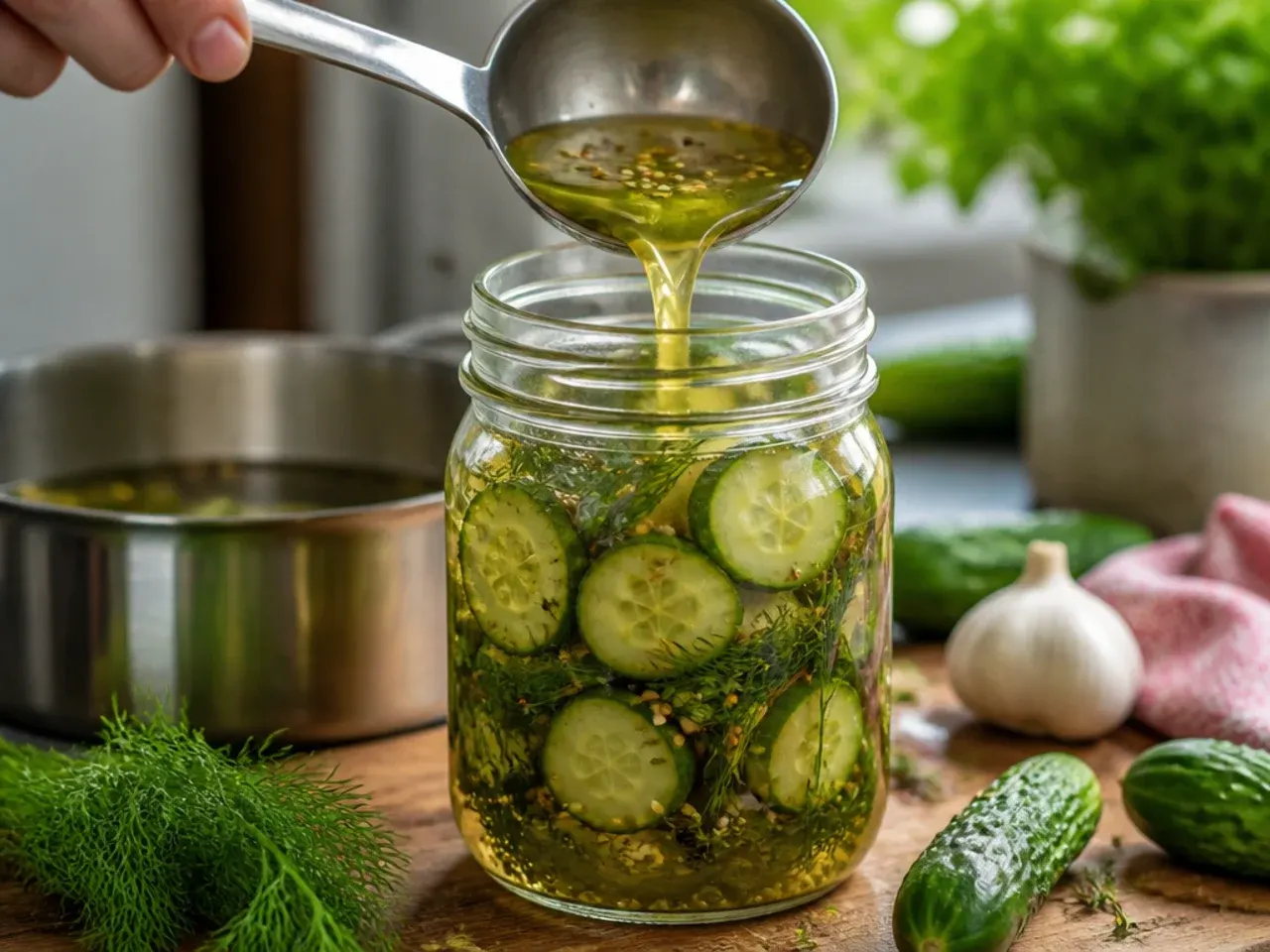 refrigerator dill pickles crunchy recipe step 7
