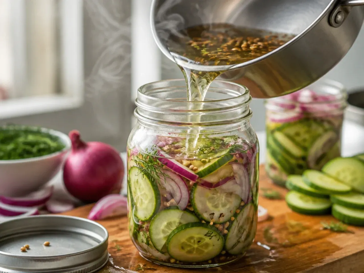 refrigerator pickles and onions recipe step 5