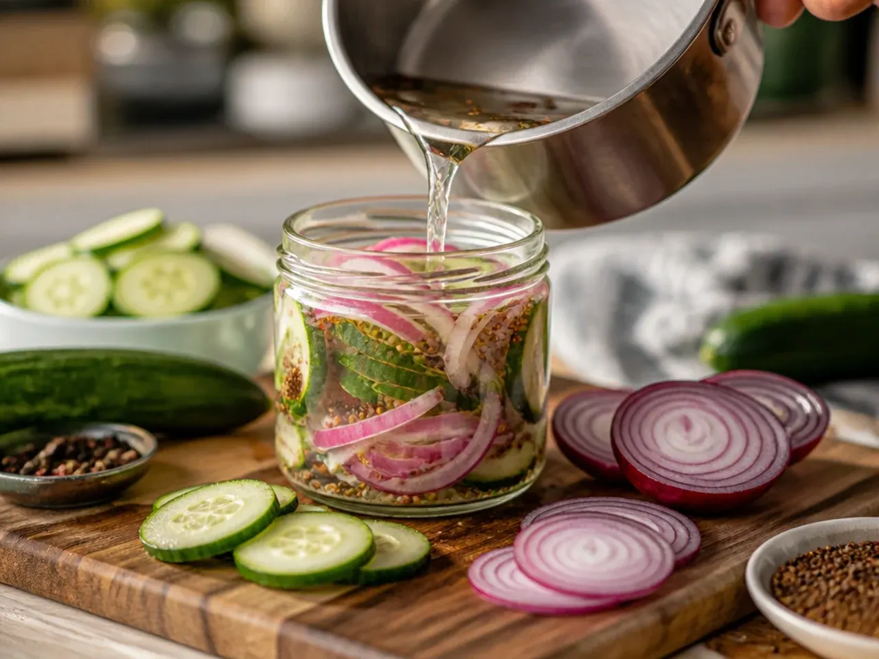 refrigerator pickles and onions recipe step 7