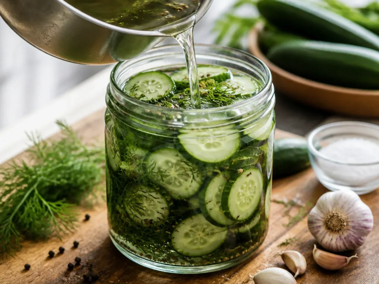 refrigerator pickles dill recipe step 6